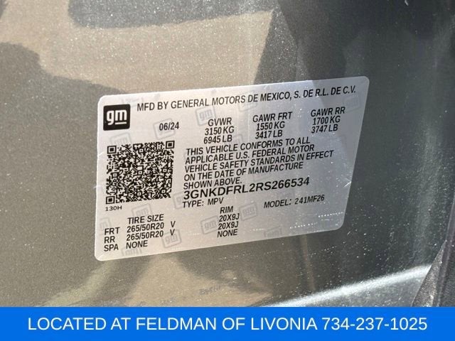 2024 Chevrolet Blazer EV Police Package eAWD Police