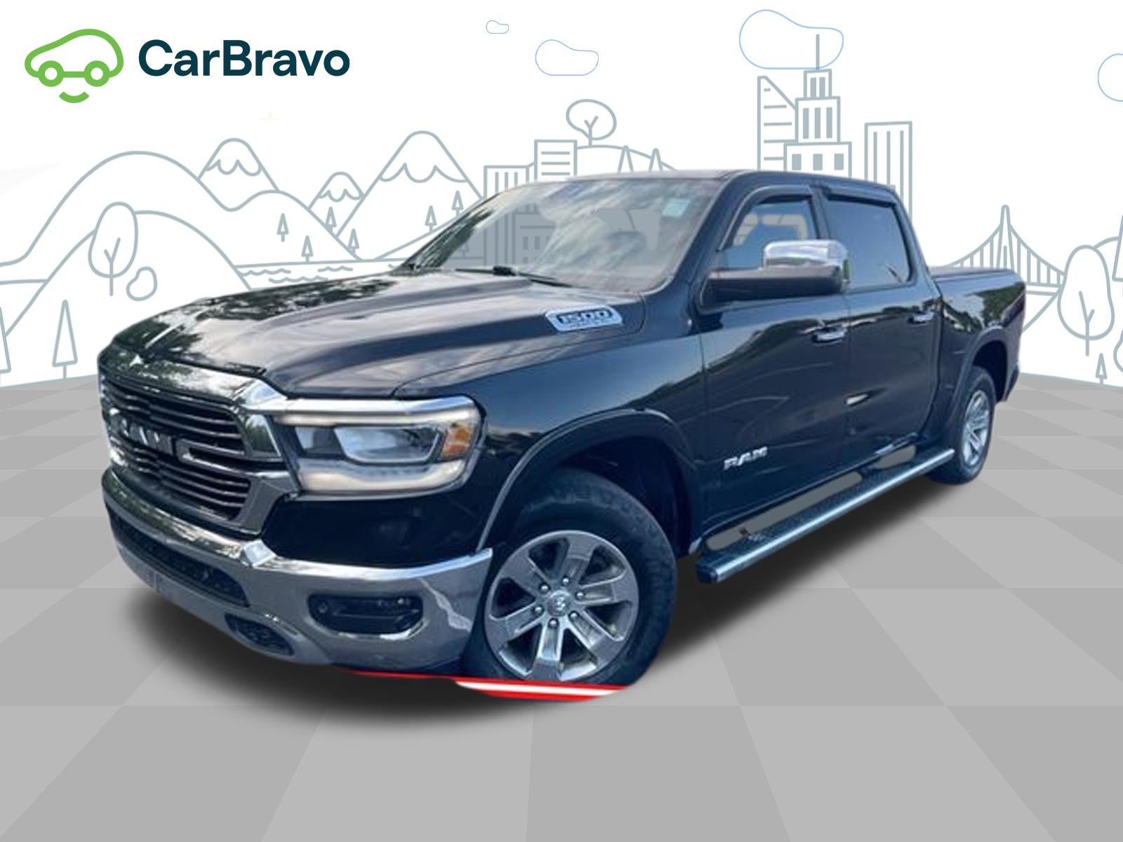 2019 RAM 1500 Laramie Crew Cab 4x4 5'7" Box