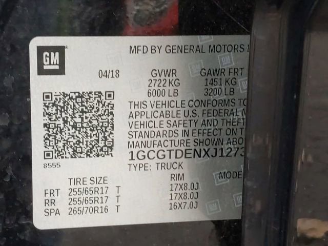 2018 Chevrolet Colorado 4WD Z71