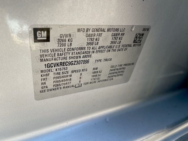 2016 Chevrolet Silverado 1500 LT