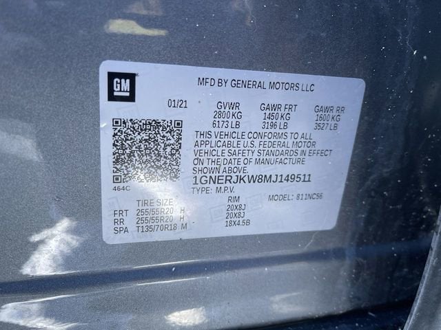 2021 Chevrolet Traverse RS