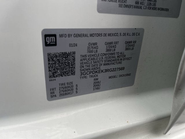 2024 Chevrolet Silverado 1500 LT (2FL)